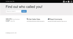 Desktop Screenshot of callratings.com